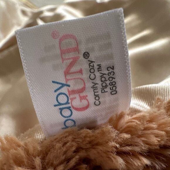 Baby Gund Comfy Cozy Pippa Security Blanket 58932 22” Mat Satin Monkey - Picture 5 of 6